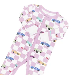 Kyte Baby Romper in Sparkles and Speed Hot