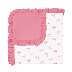 Kyte Baby Ruffle Baby Blanket in 0.5 Bow Discount