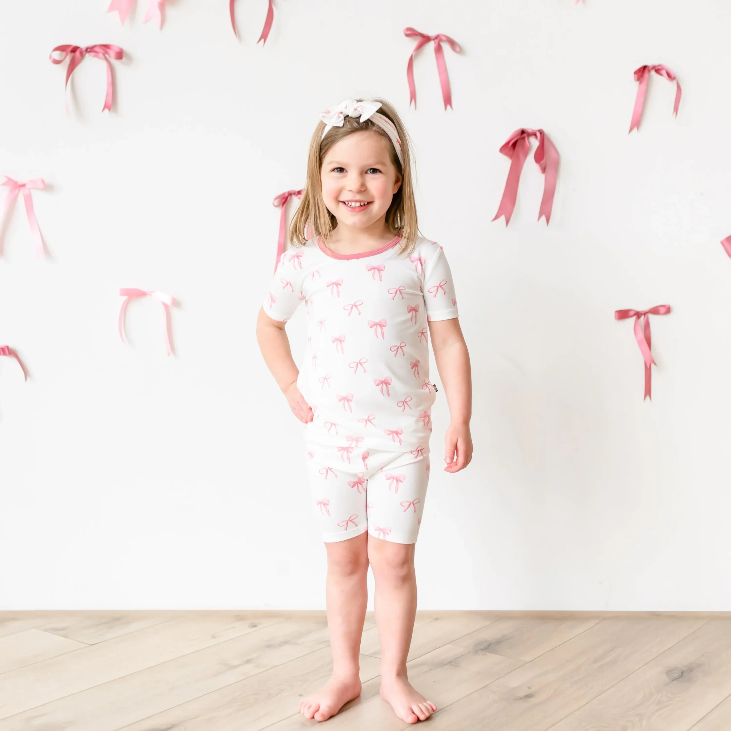 Kyte Baby Short Sleeve Pajamas in Bow