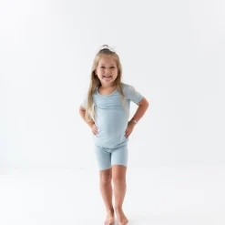 Kyte Baby Short Sleeve Pajamas in Fog New