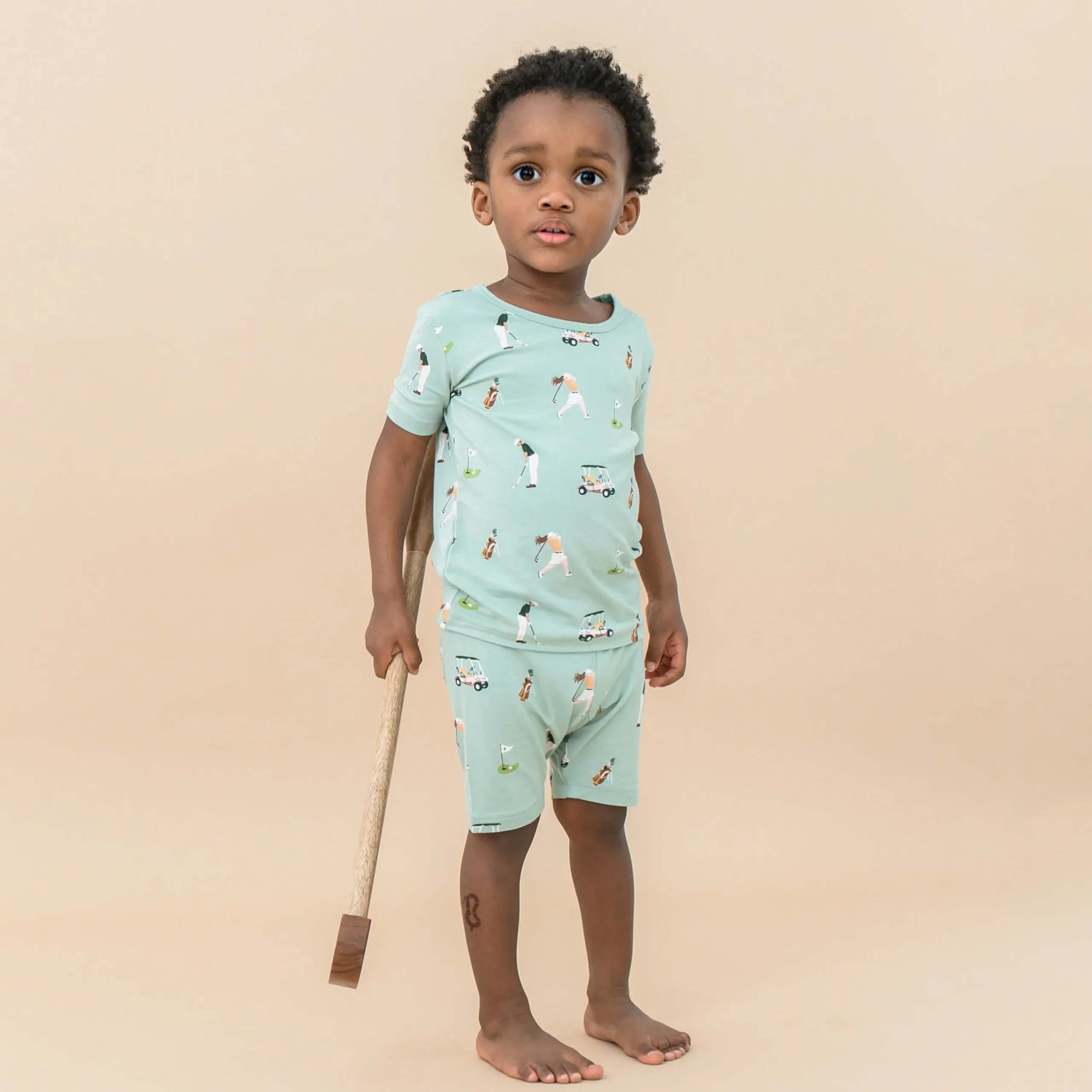 Kyte Baby Short Sleeve Pajamas in Golf