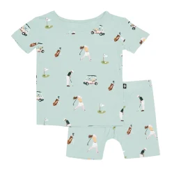 Kyte Baby Short Sleeve Pajamas in Golf