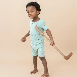 Kyte Baby Short Sleeve Pajamas in Golf