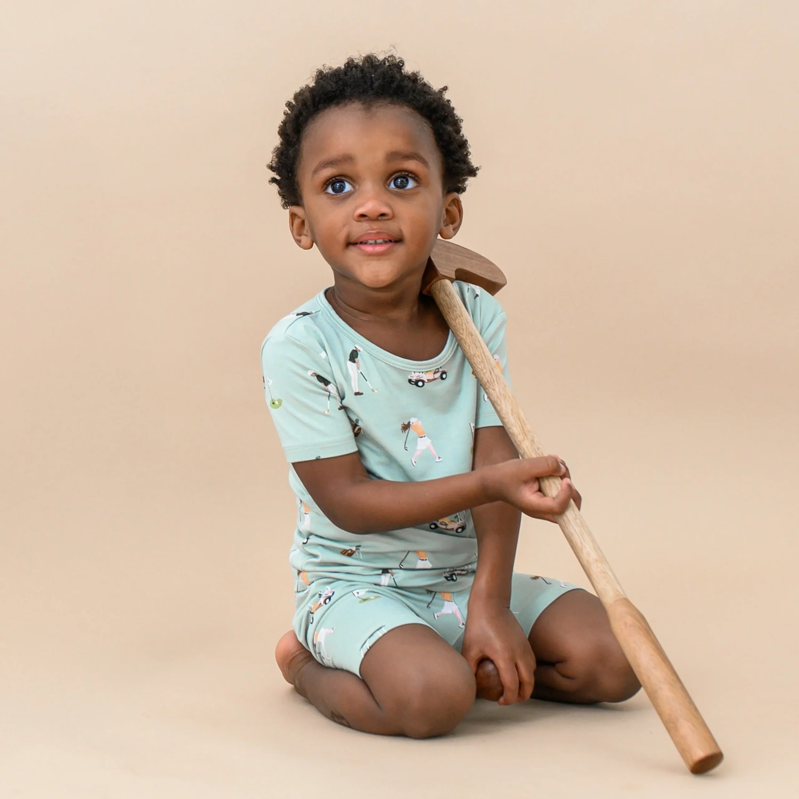 Kyte Baby Short Sleeve Pajamas in Golf