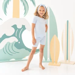 Kyte Baby Short Sleeve Pajamas in Mist New