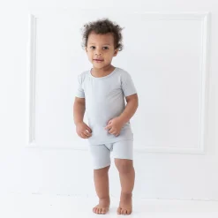 Kyte Baby Short Sleeve Pajamas in Storm Clearance