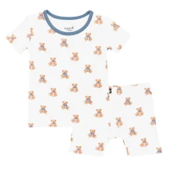 Kyte Baby Short Sleeve Pajamas in Teddy Bear Outlet