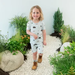 Kyte Baby Short Sleeve Pajamas in Yellowstone Sale