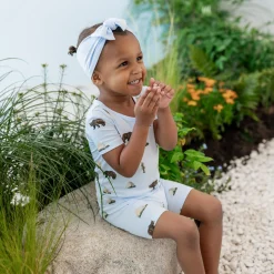 Kyte Baby Short Sleeve Pajamas in Yosemite Best