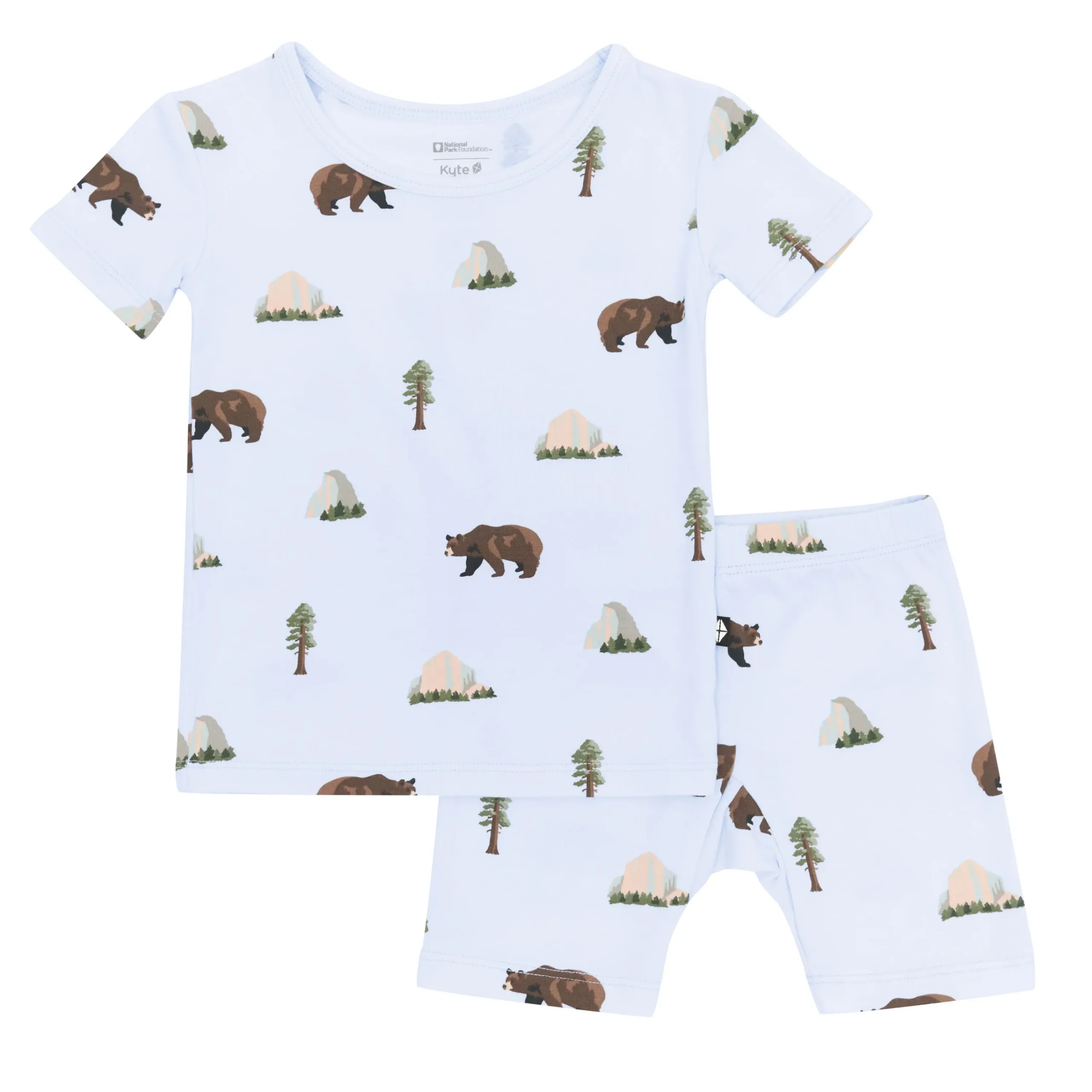 Kyte Baby Short Sleeve Pajamas in Yosemite Best