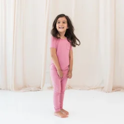 Kyte Baby Short Sleeve with Pants Pajamas in Apple Blossom Sale