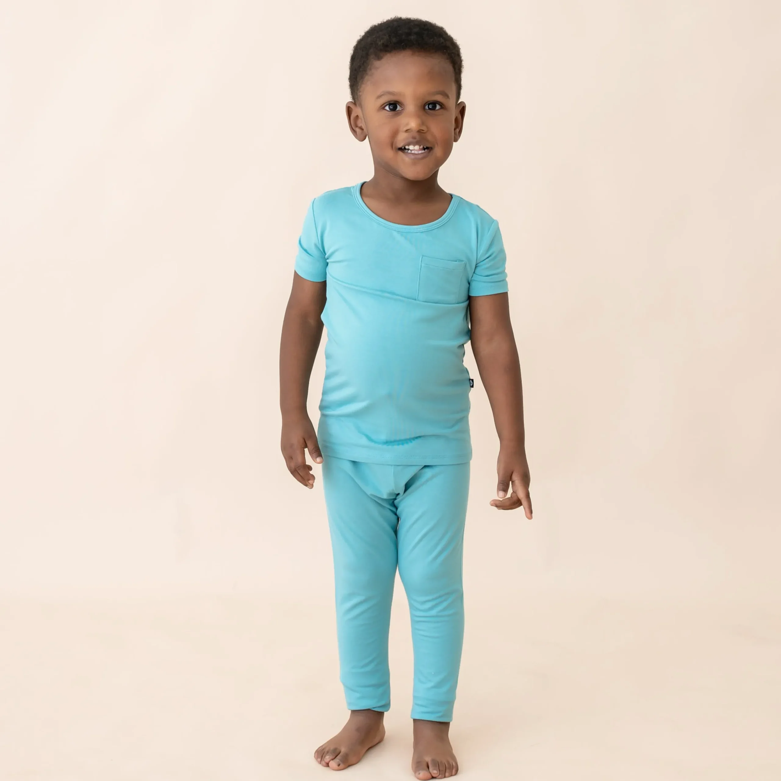 Kyte Baby Short Sleeve with Pants Pajamas in Makai