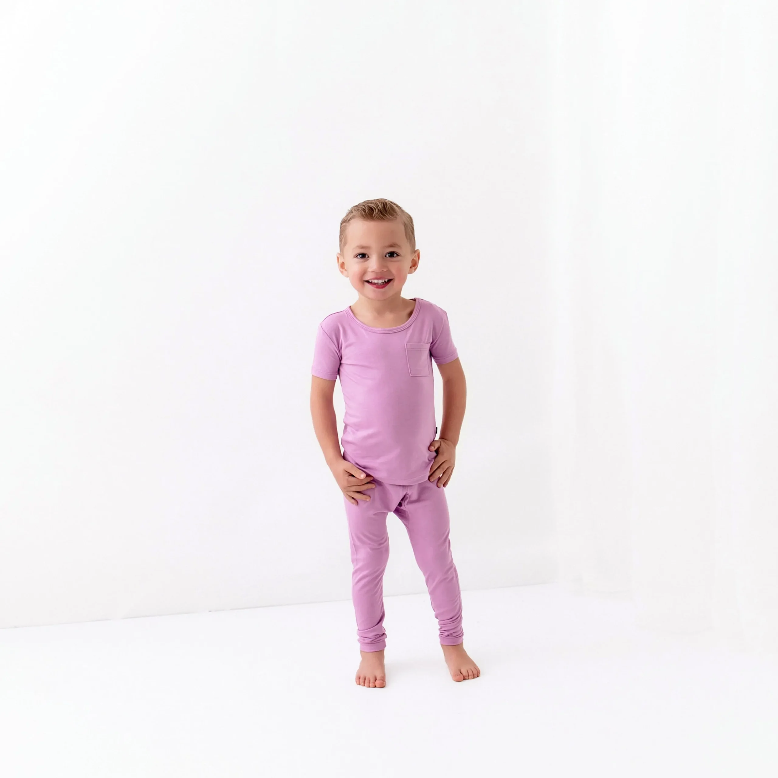 Kyte Baby Short Sleeve with Pants Pajamas in Poi Hot