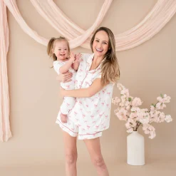 Kyte Baby Short Sleeve with Pants Pajamas in Bow New