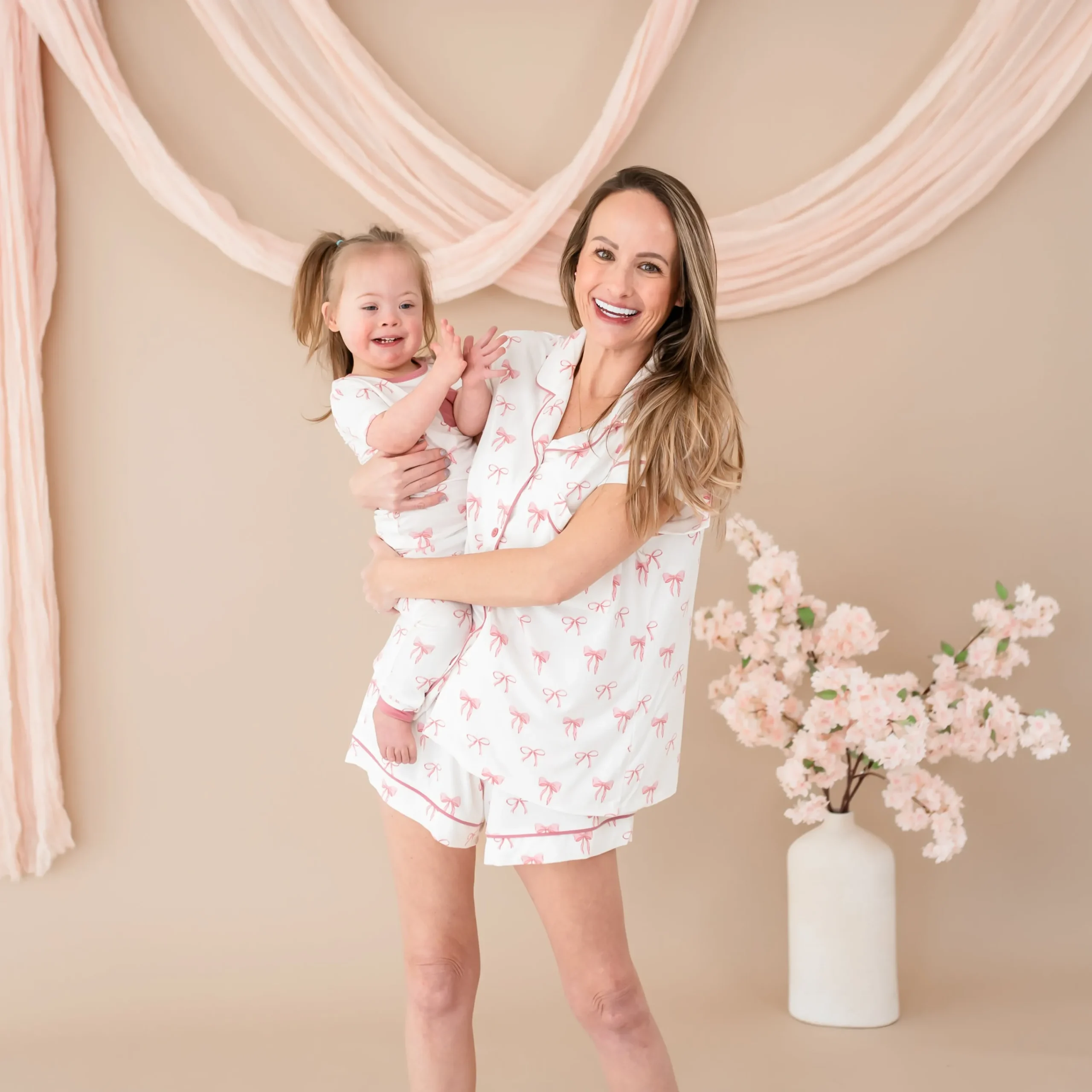Kyte Baby Short Sleeve with Pants Pajamas in Bow New