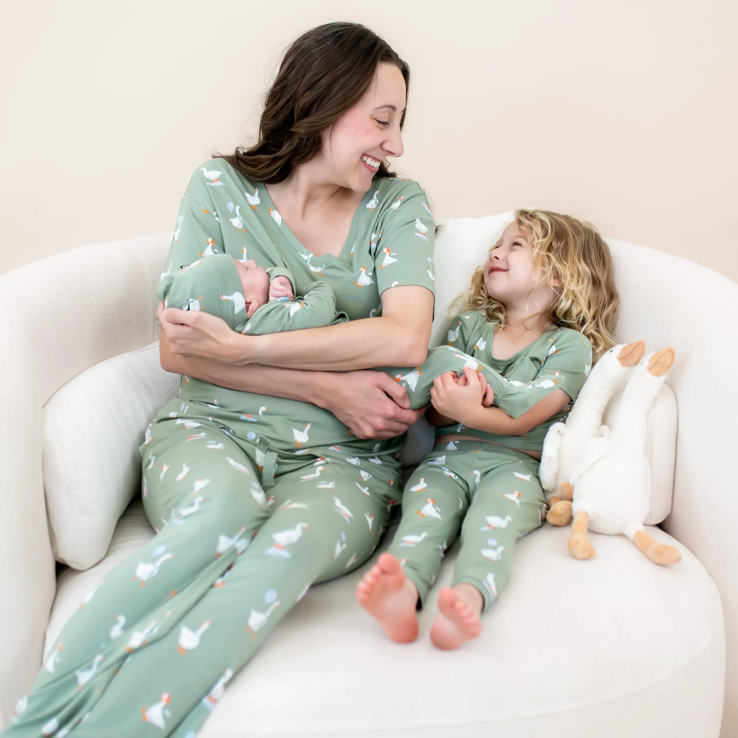 Kyte Baby Short Sleeve with Pants Pajamas in Silly Goose Discount