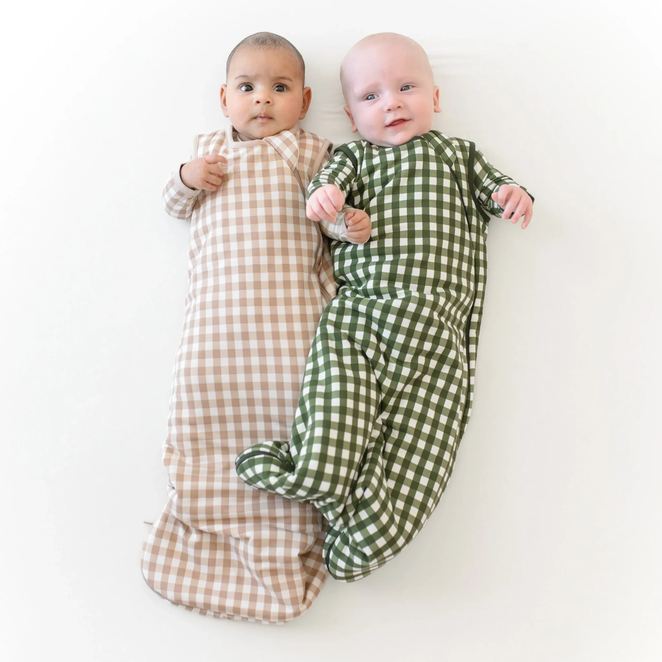 Kyte Baby Sleep Bag in 1.0 Gingham Fir Sale