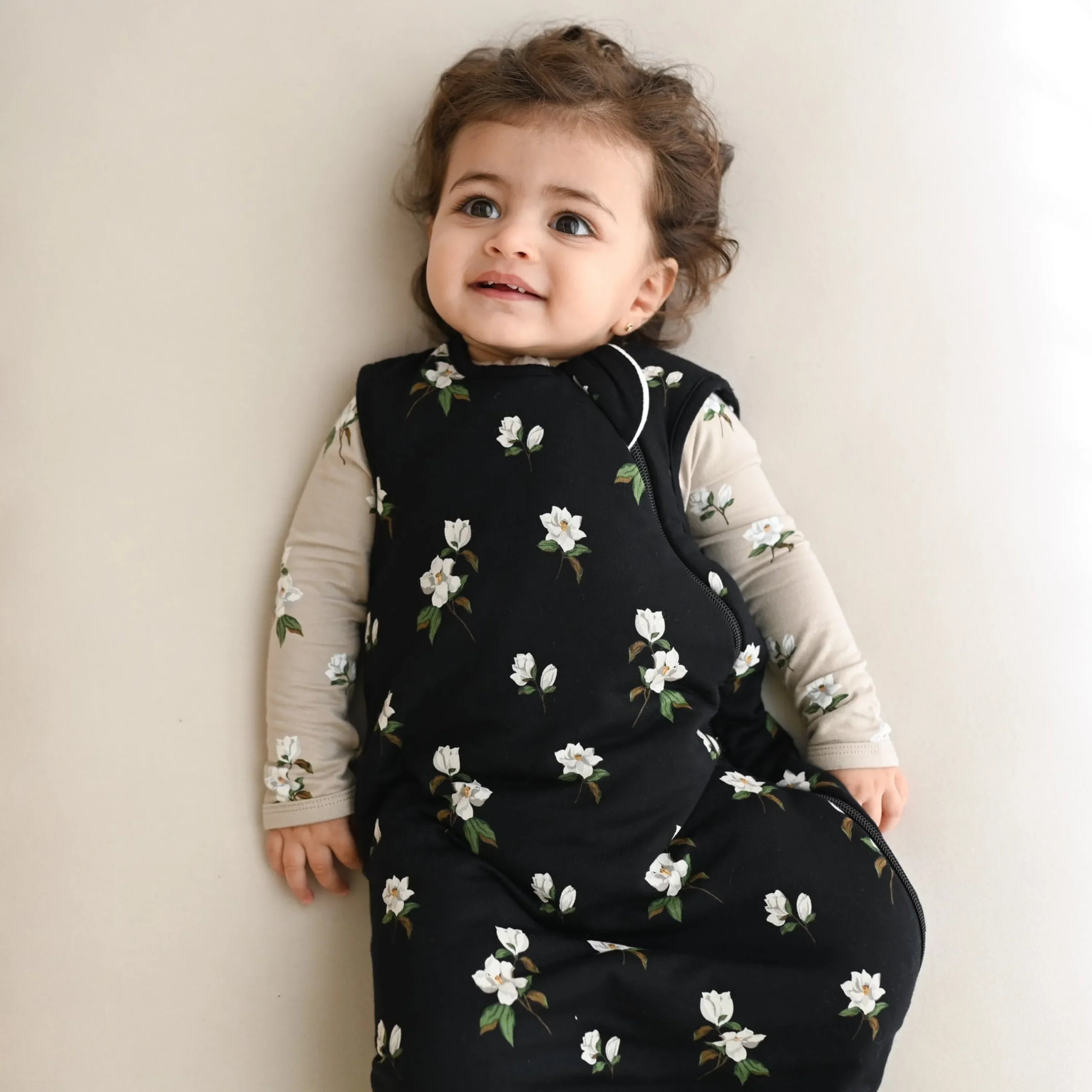 Kyte Baby Sleep Bag in 1.0 Small Midnight Magnolia Clearance