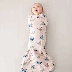 Kyte Baby Sleep Bag Swaddler in 1.0 Blush Butterfly Best