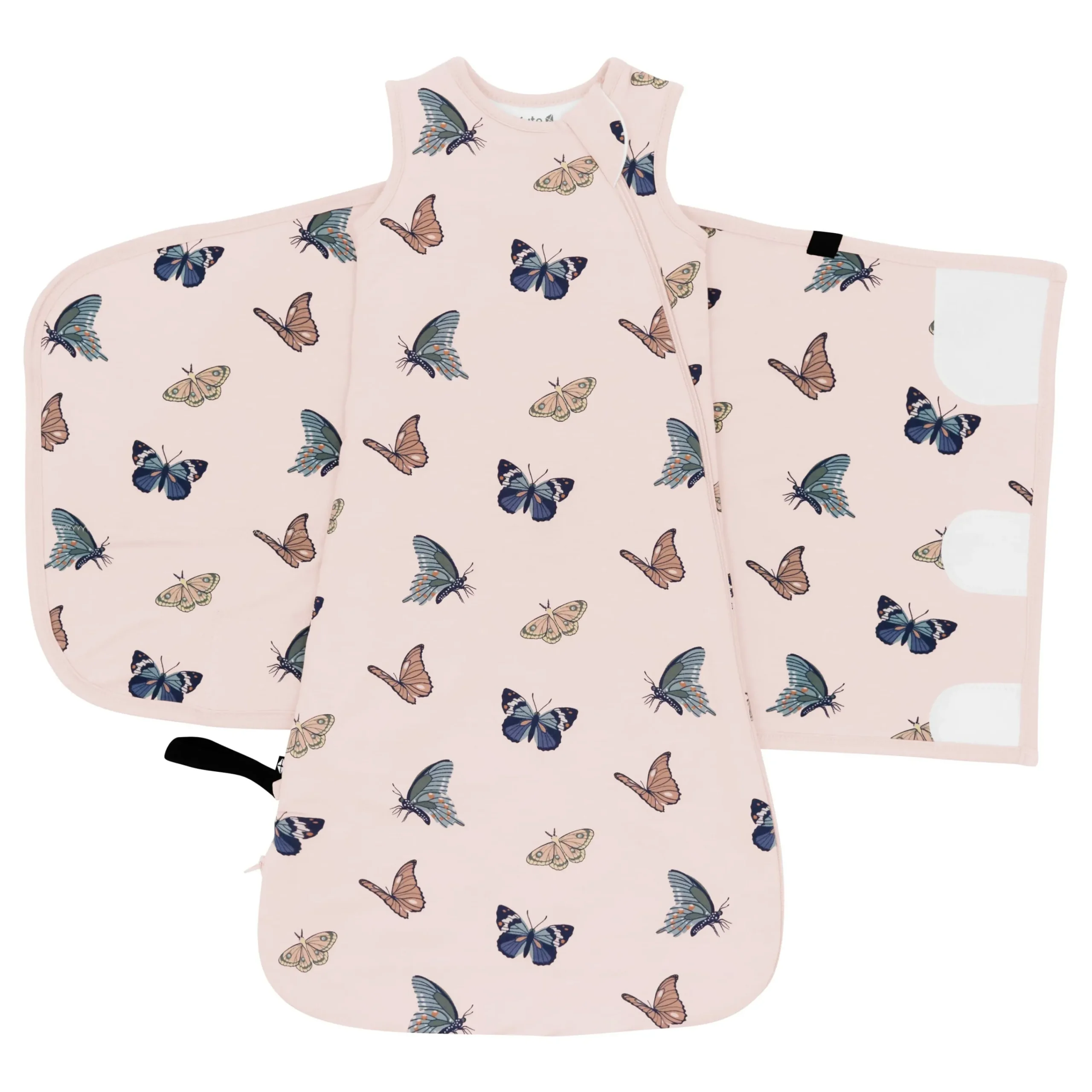 Kyte Baby Sleep Bag Swaddler in 1.0 Blush Butterfly Best