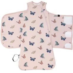 Kyte Baby Sleep Bag Swaddler in Blush Butterfly 0.5 Clearance