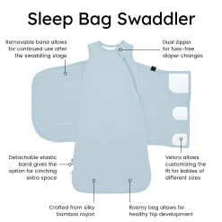 Kyte Baby Sleep Bag Swaddler in 1.0 Fog Online