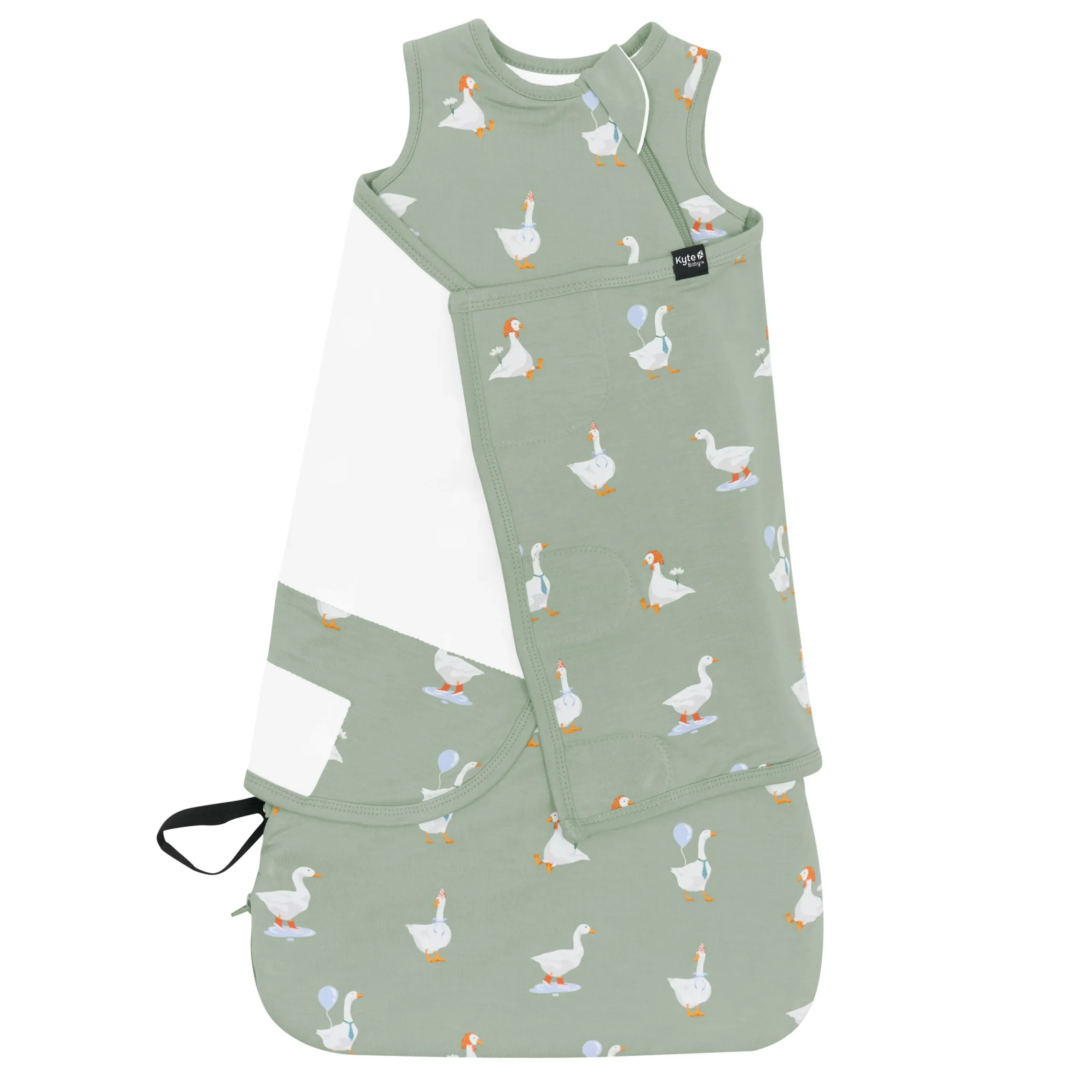 Kyte Baby Sleep Bag Swaddler in 1.0 Silly Goose Hot