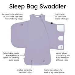 Kyte Baby Sleep Bag Swaddler in 1.0 Taro