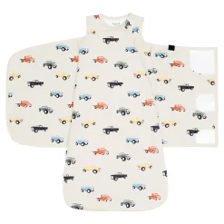 Kyte Baby Sleep Bag Swaddler in 1.0 Vintage Truck Hot