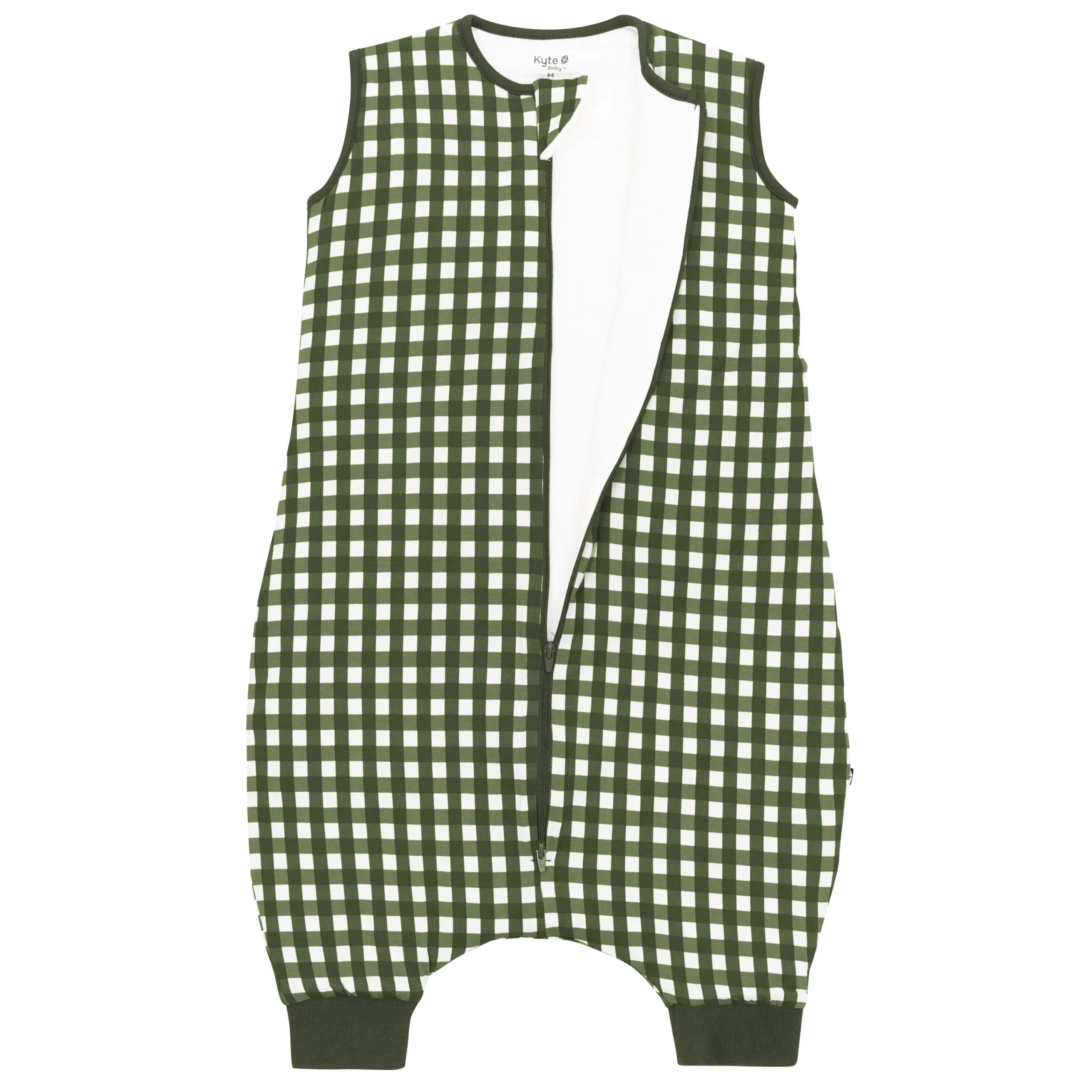 Kyte Baby Sleep Bag Walker in 1.0 Gingham Fir New