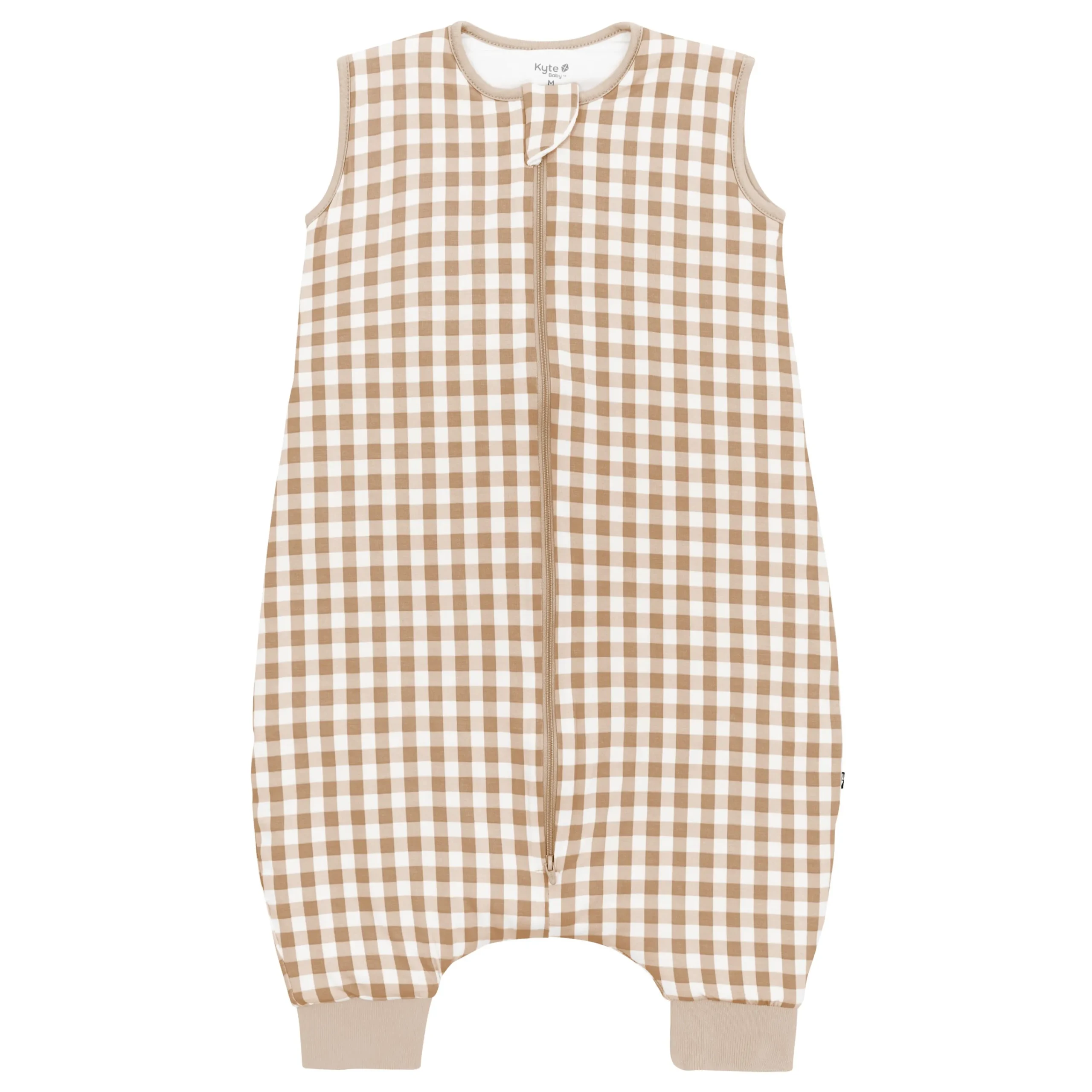 Kyte Baby Sleep Bag Walker in 1.0 Gingham Bisque Best