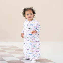 Kyte Baby Sleep Bag Walker in 1.0 Sparkles and Speed Hot