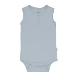 Kyte Baby Sleeveless Bodysuit in Fog Discount
