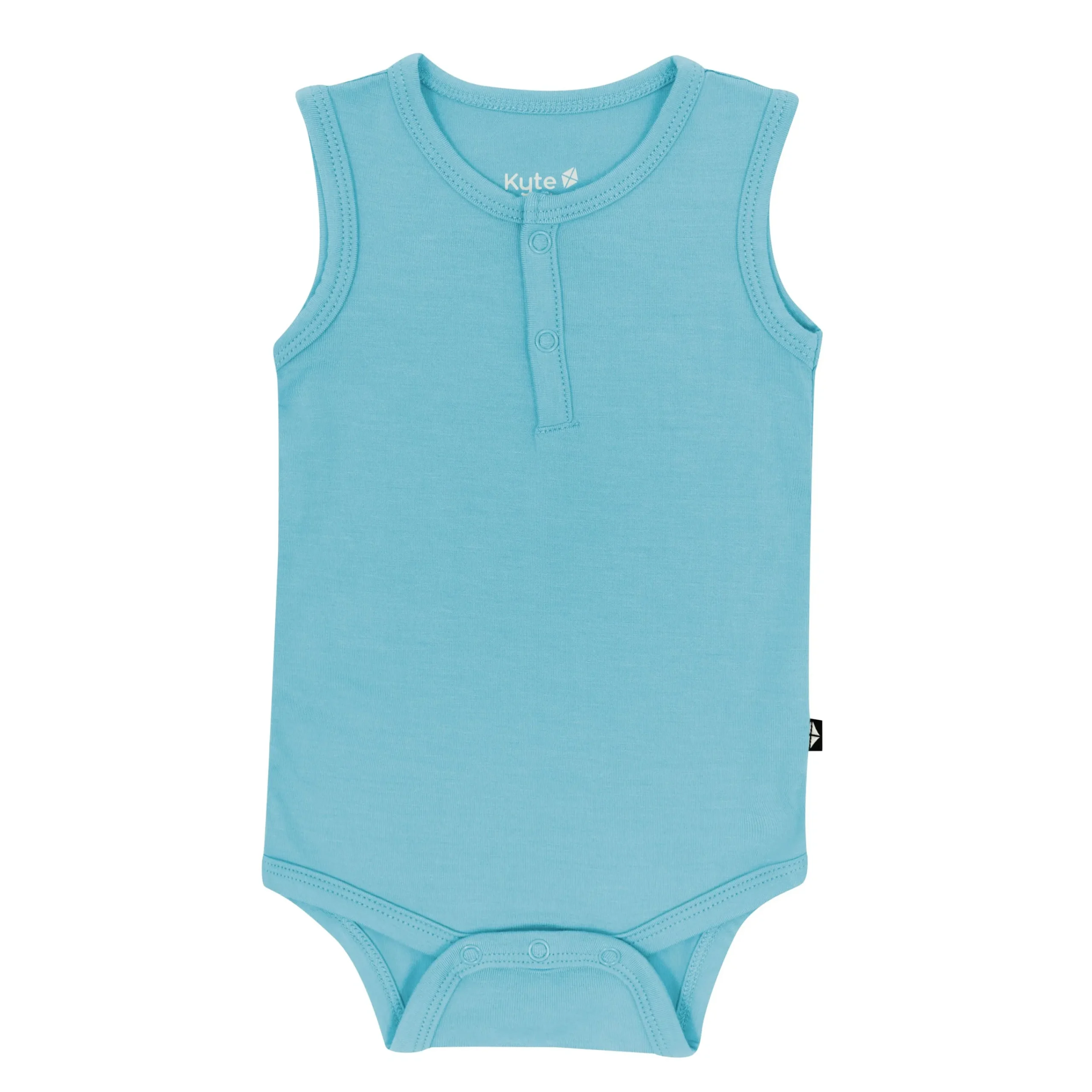 Kyte Baby Sleeveless Bodysuit in Makai Hot