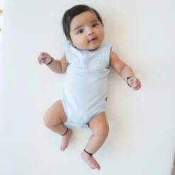 Kyte Baby Sleeveless Bodysuit in Mist Online