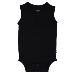 Kyte Baby Sleeveless Bodysuit in Midnight Hot
