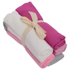 Kyte Baby Solid Washcloth Combo 5-Pack in Pastel Multi New