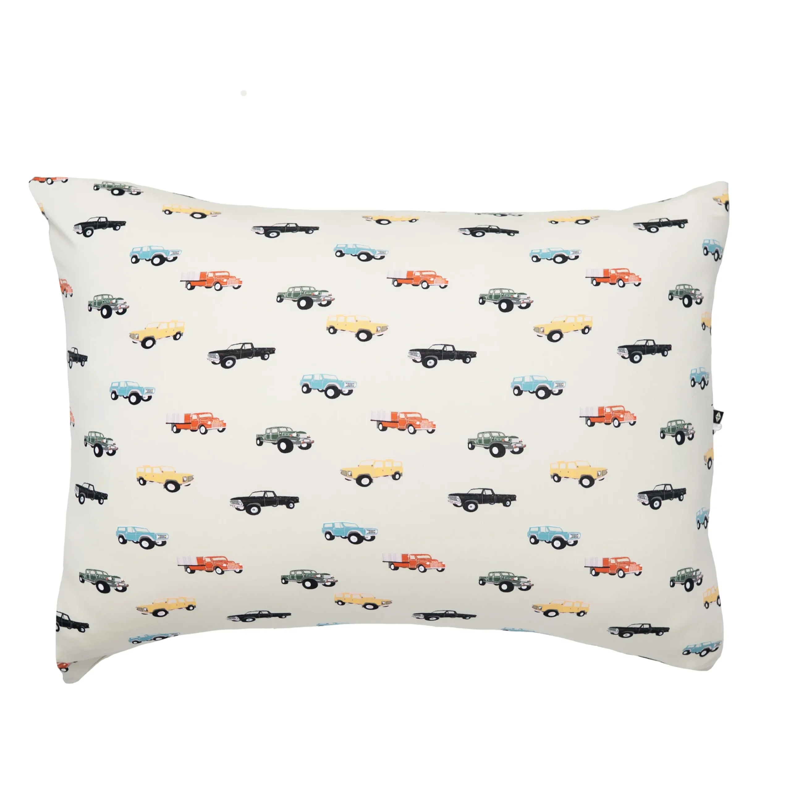 Kyte Baby Standard Pillowcase in Vintage Truck Hot