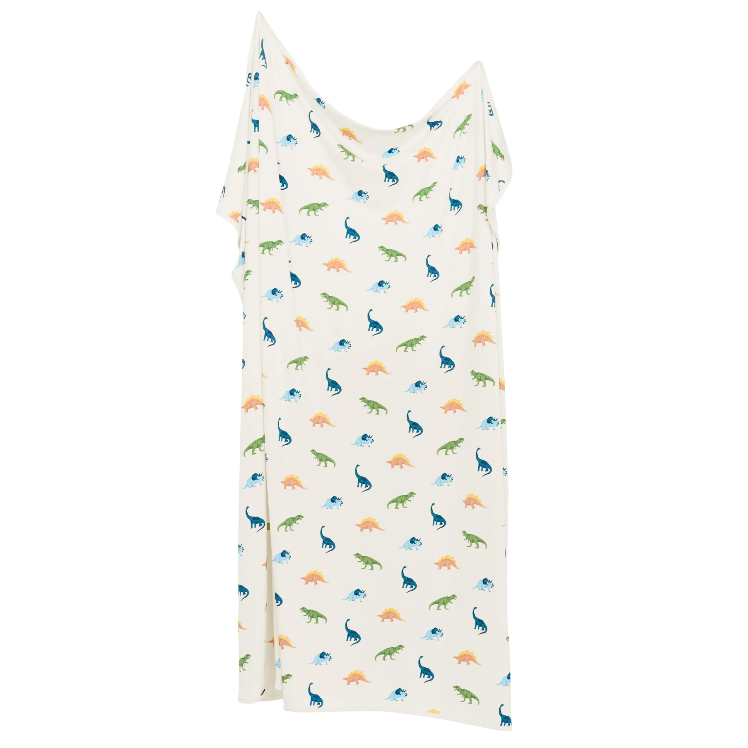 Kyte Baby Swaddle Blanket in Ecru Roar Hot