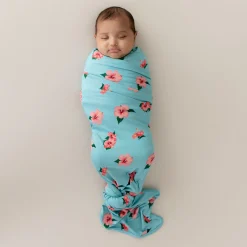 Kyte Baby Swaddle Blanket in Hibiscus Outlet
