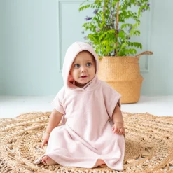 Kyte Baby Swim Poncho in Blush Clearance