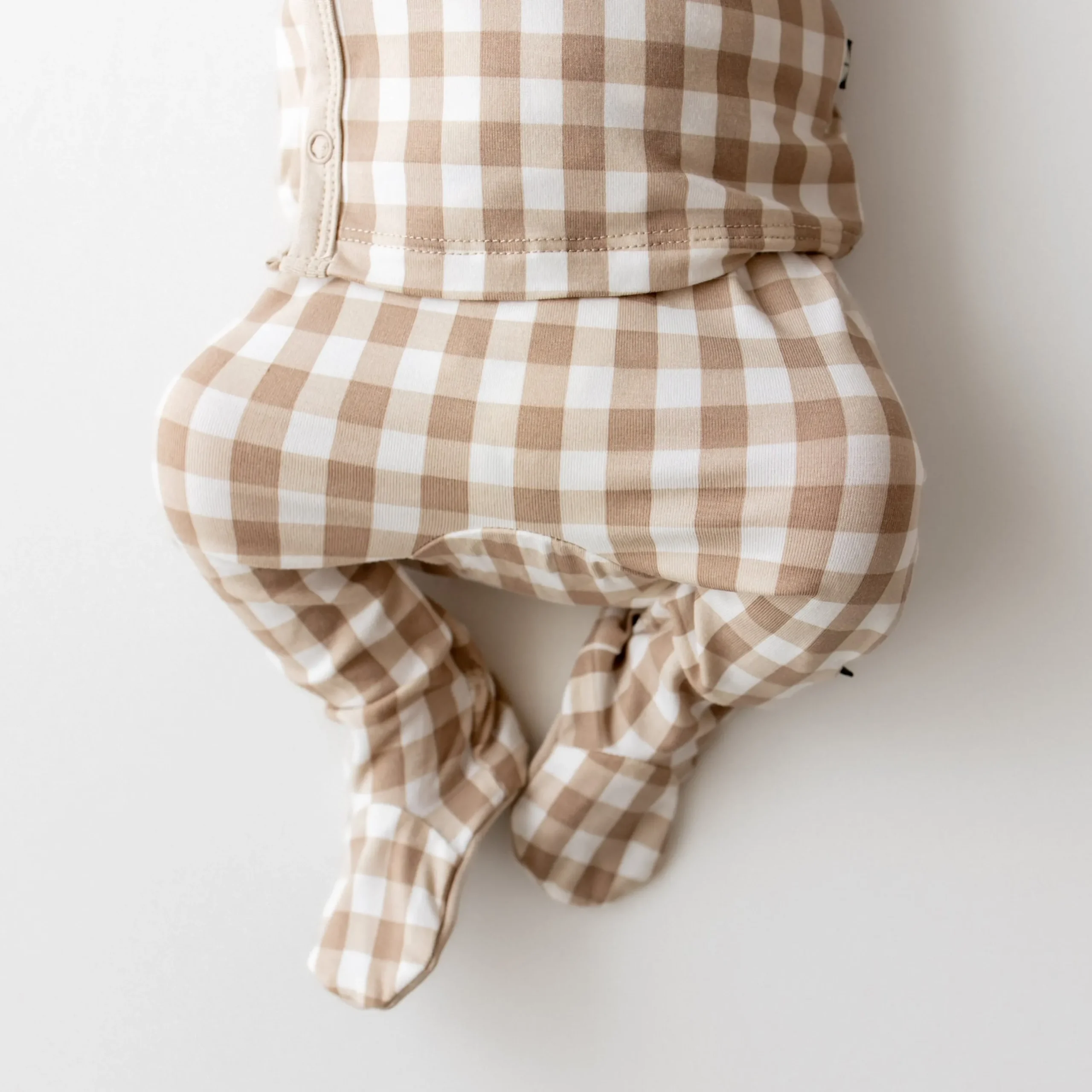 Kyte Baby Take Me Home Set with Cap in Gingham Bisque Discount