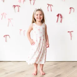 Kyte Baby Tank Twirl Dress in Bow Clearance