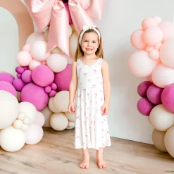 Kyte Baby Tank Twirl Dress in Bow Clearance