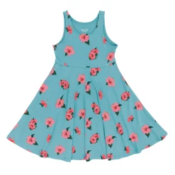 Kyte Baby Tank Twirl Dress in Hibiscus Online