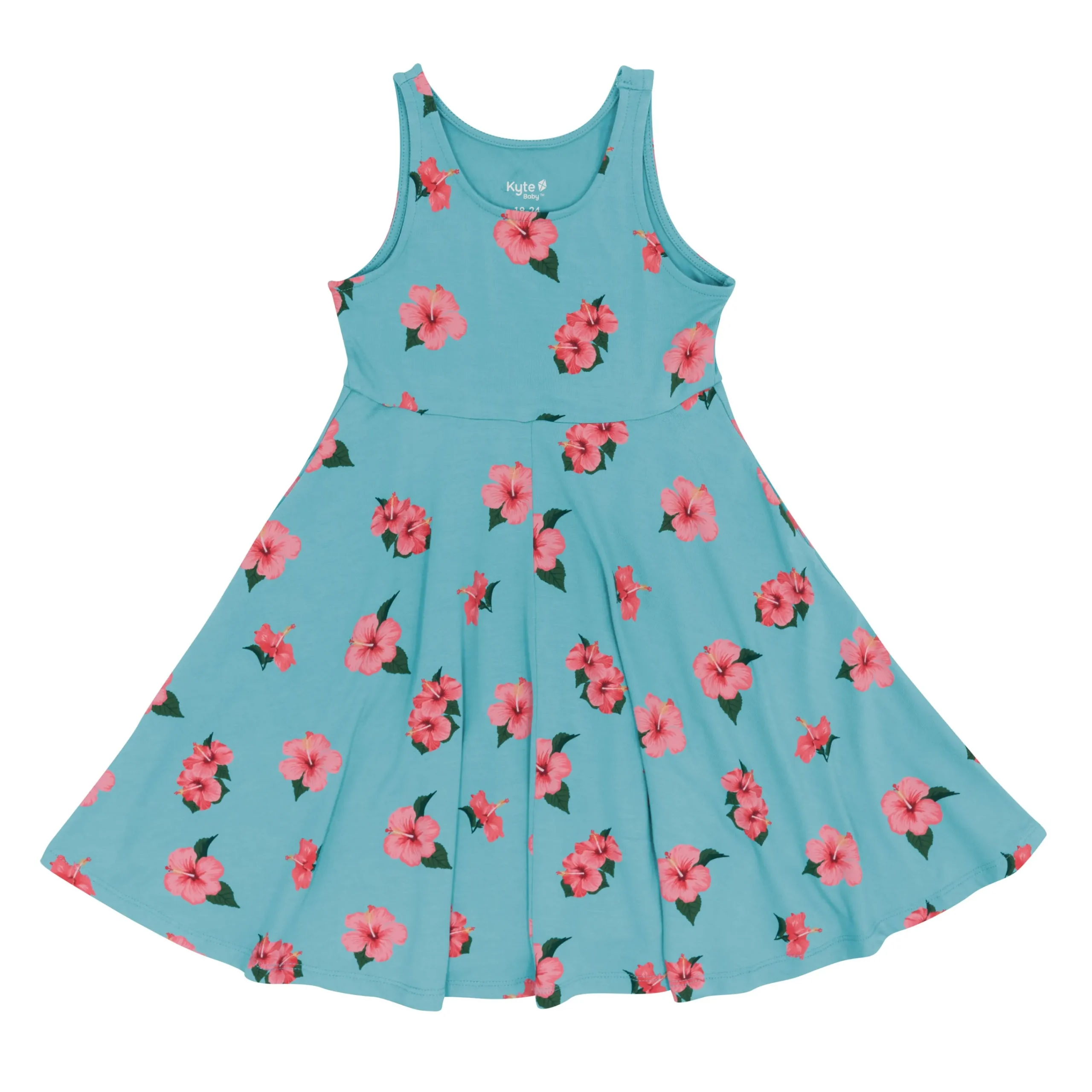 Kyte Baby Tank Twirl Dress in Hibiscus Online