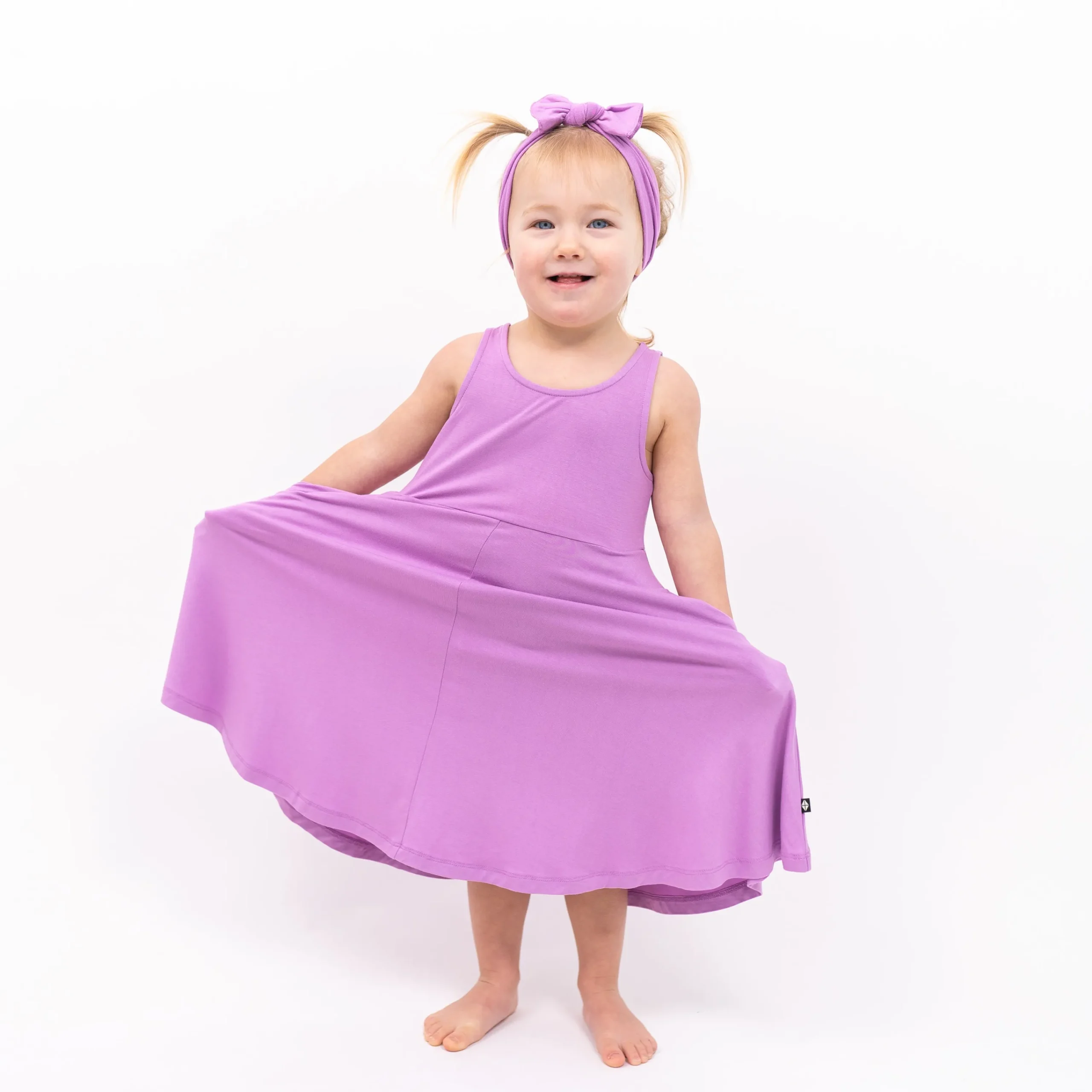 Kyte Baby Tank Twirl Dress in Poi New