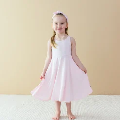 Kyte Baby Tank Twirl Dress in Sakura Outlet