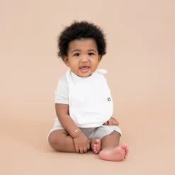 Kyte Baby Terry Pocket Bib in Cloud