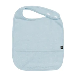 Kyte Baby Terry Pocket Bib in Fog Hot